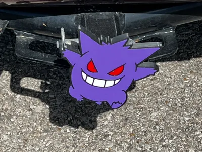 Gengar Hitch Cover – Shadow on the Road