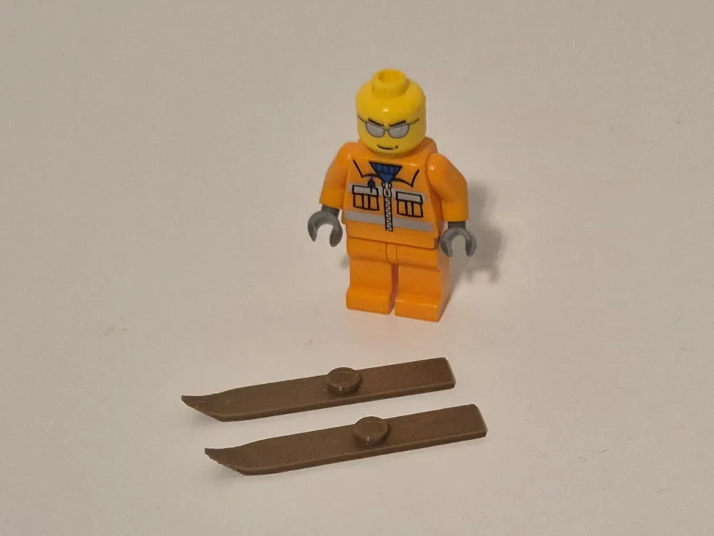 Building block ski Lego minifigure - Free 3D Print Model - MakerWorld