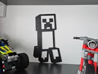 Silhouette murale Creeper Minecraft — photo 1