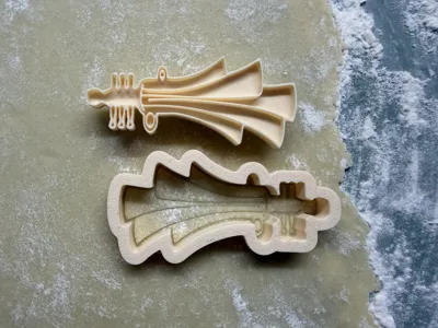 Shawm cookie cutter