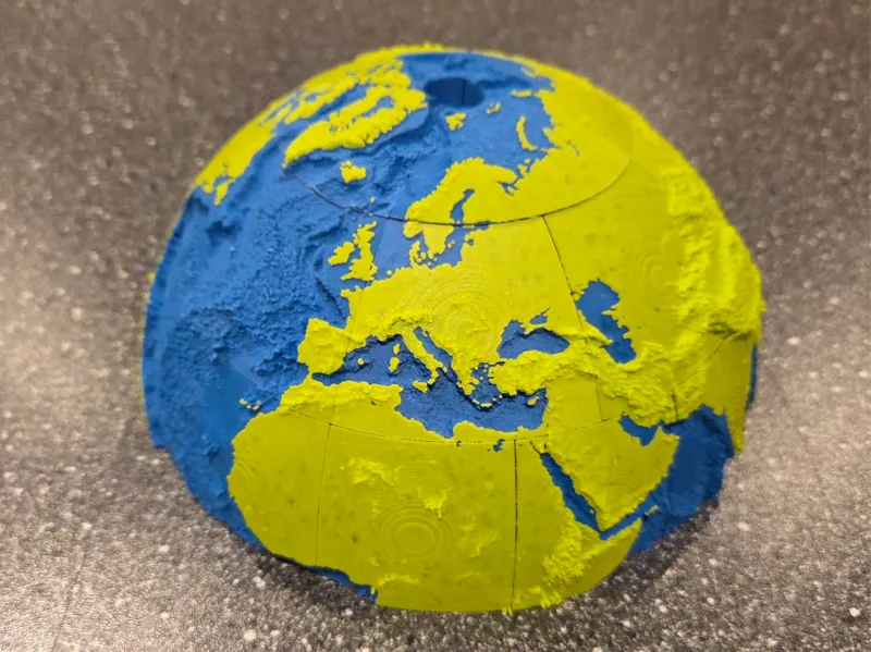 topoglobe Topographic Globe Kit 18cm Northern Half