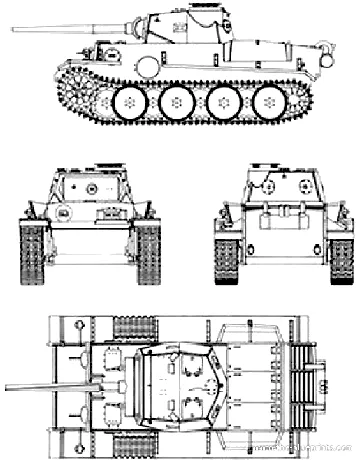 Letrero o emblema decorativo: 1/35 VK 36.01 (H) — vista de referencia 2