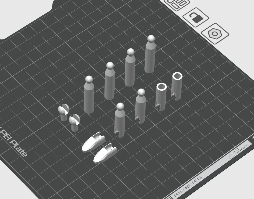 Miniatura 2 do modelo 3D 火柴人
