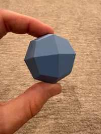 Sphère low poly - icositétraèdre deltoïdal — photo 2