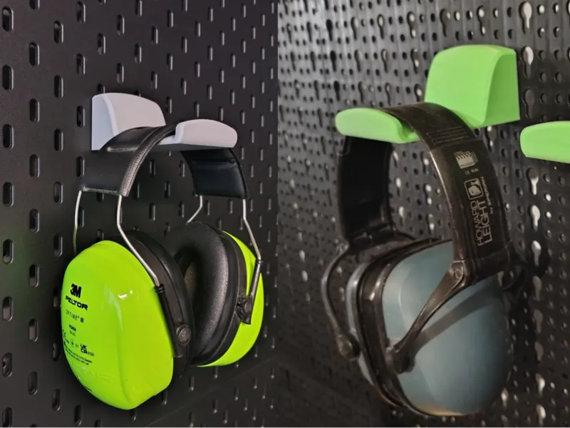 ear protection/Headphone Holder Skadis + Küpper
