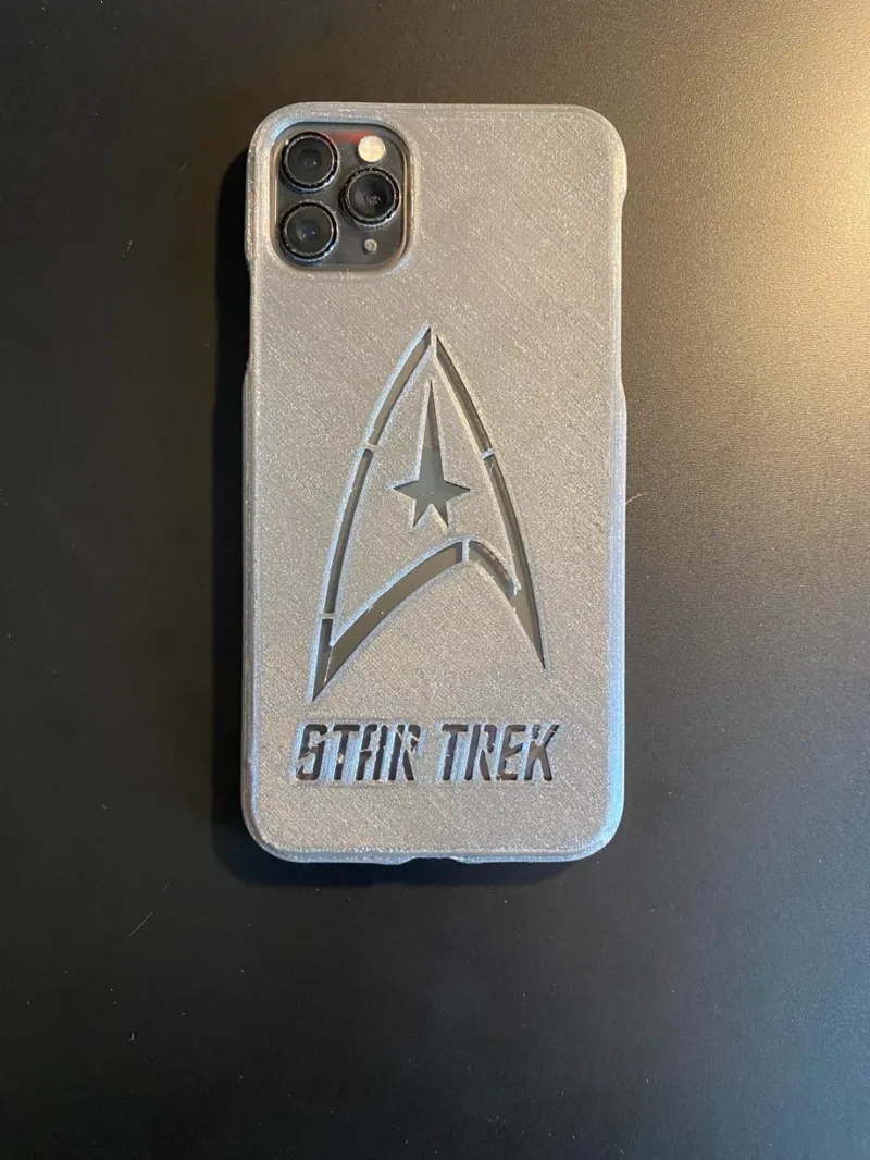 Iphone 11 pro max star trek logo cover