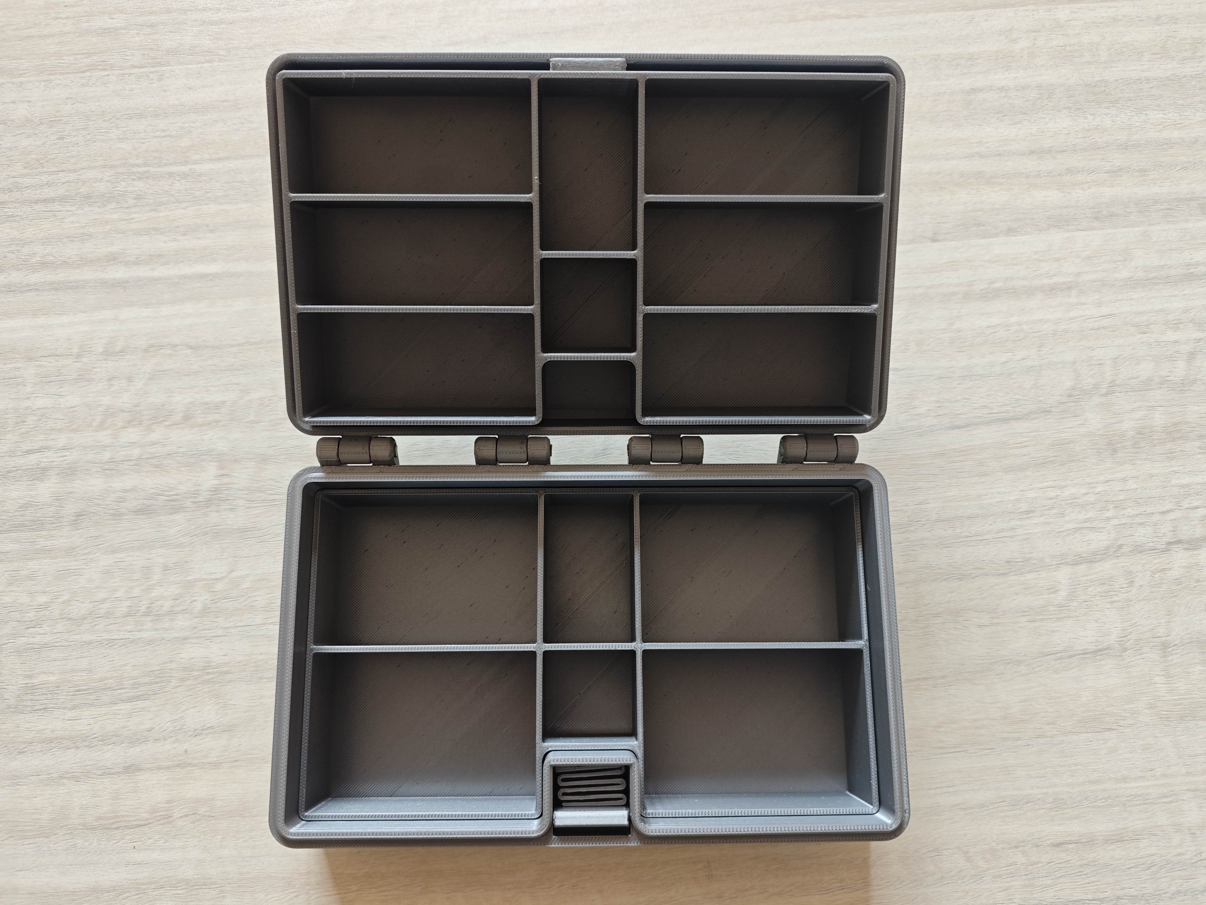 Miniatura 2 do modelo 3D 双层收纳盒（Double-layer storage box）