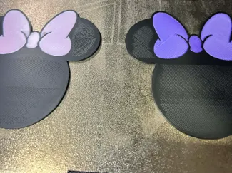 Minnie mouse cake topper