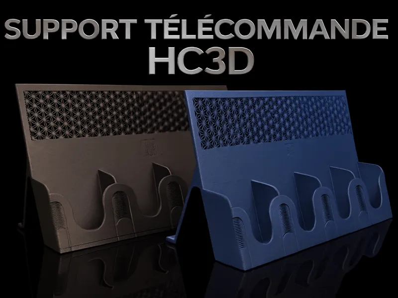 Support télécommande HC3D design