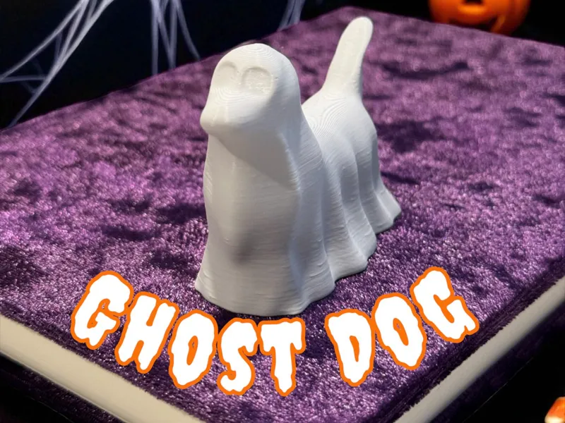 Ghost Dog – Cute 3D Printable Halloween Decoration