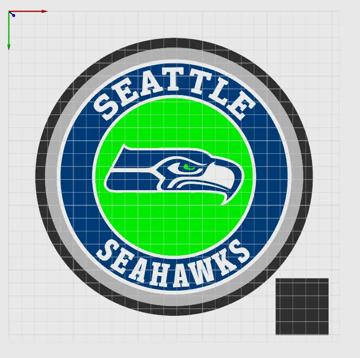 Seattle Seahawks - Light Box - Free 3D Print Model - MakerWorld