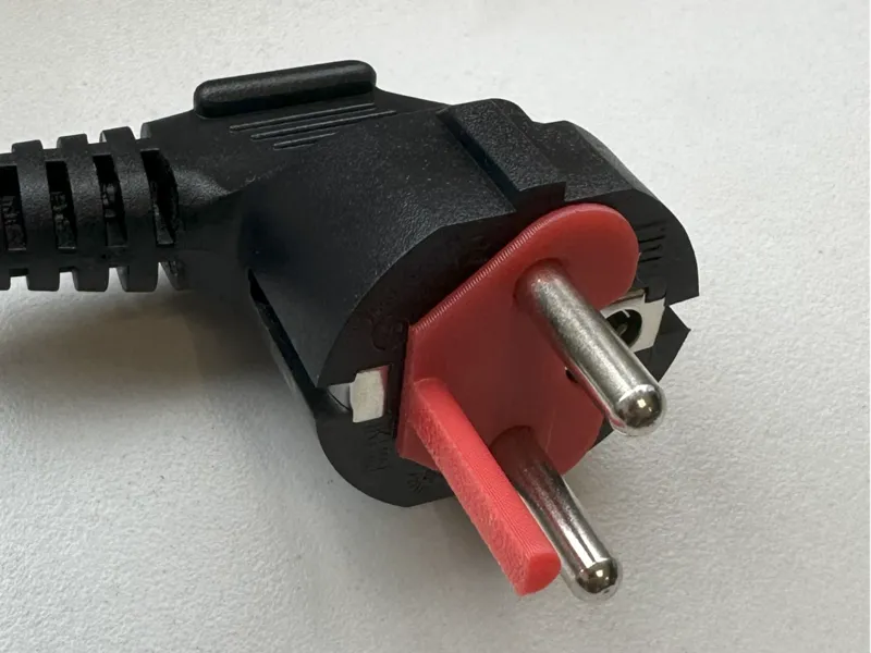 Single DATA EU plug socket authorization key