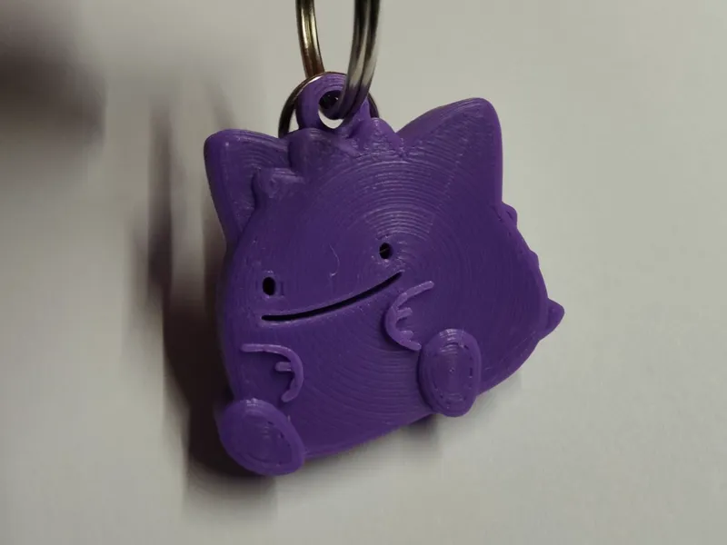 Ditto Gengar cutie keychain v1