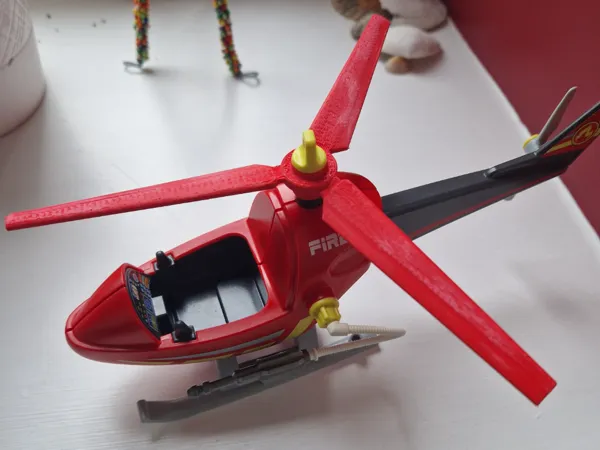 Rotor pour hélicoptère de pompiers Playmobil