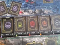 Multi-Color, 3 components, counter & card frame