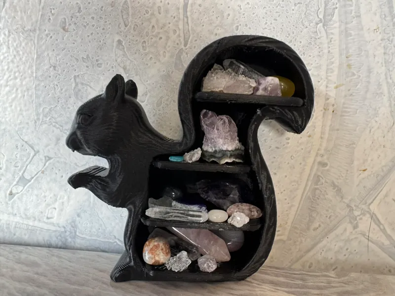Squirrel Shaped display shelf