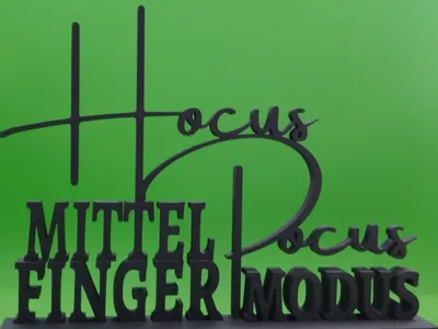 Hocus Pocus Middle Finger Mode Stand