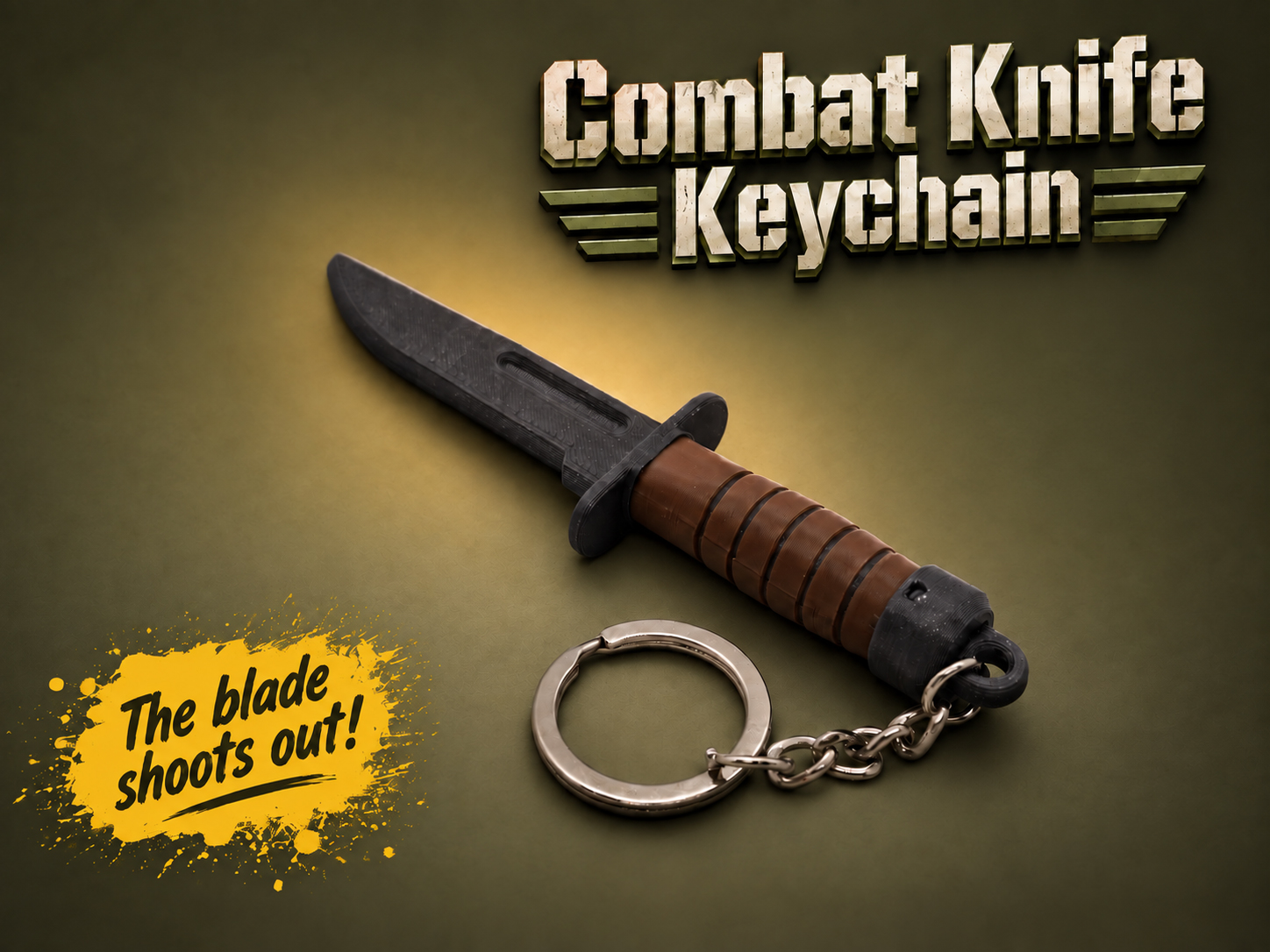Combat Knife Keychain — Blade Shooter - 1