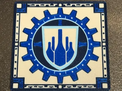 FFXI Bastok Nation Flag Coaster