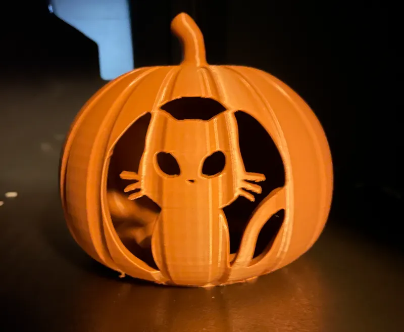 Kitty Jack-o-lantern