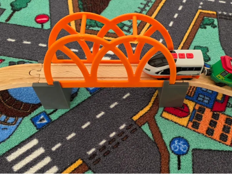Stützen (Pfeiler) für Ikea Holzeisenbahnbrücke