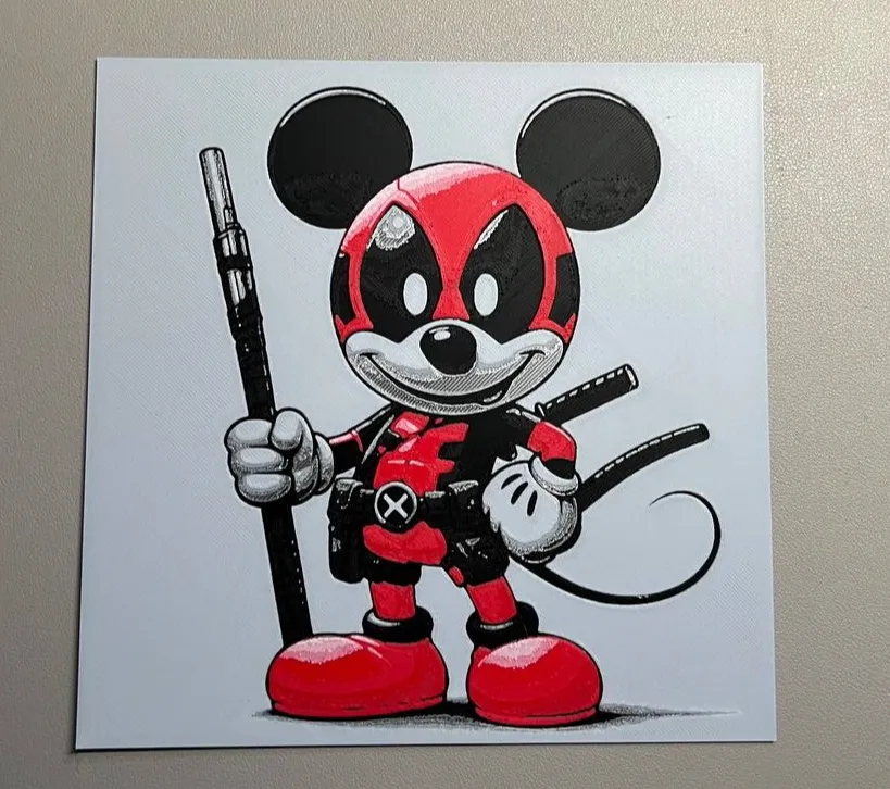 deadpool mickey mouse hueforge by lucamoretti86 - MakerWorld