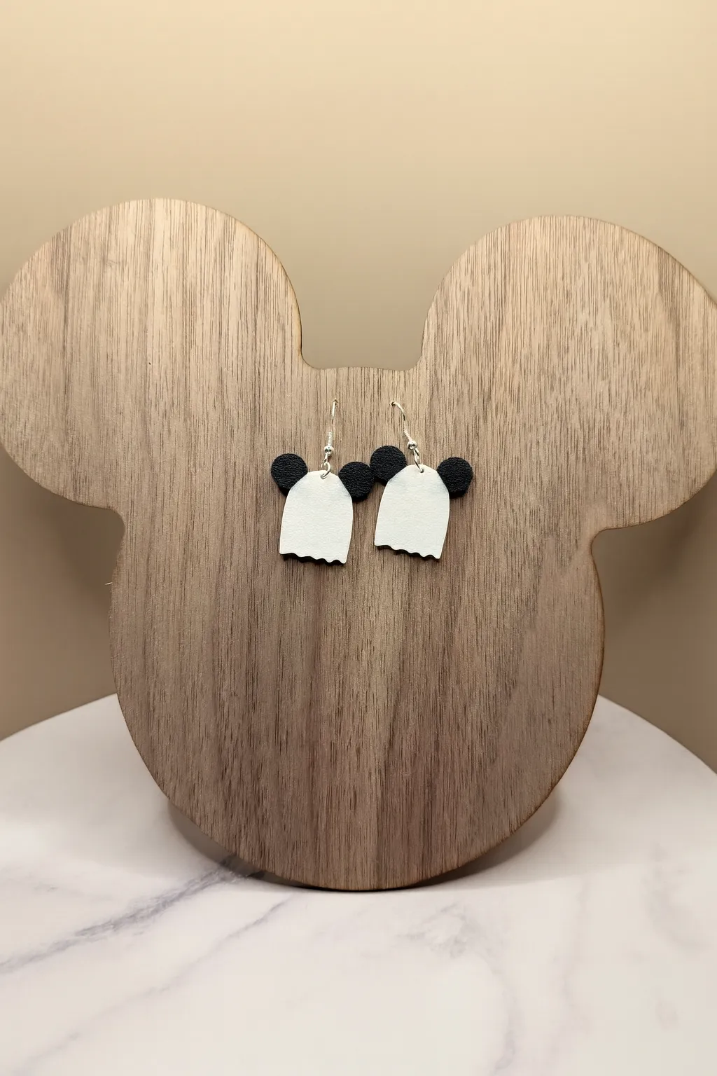 Ghost Mickey Earrings view 3