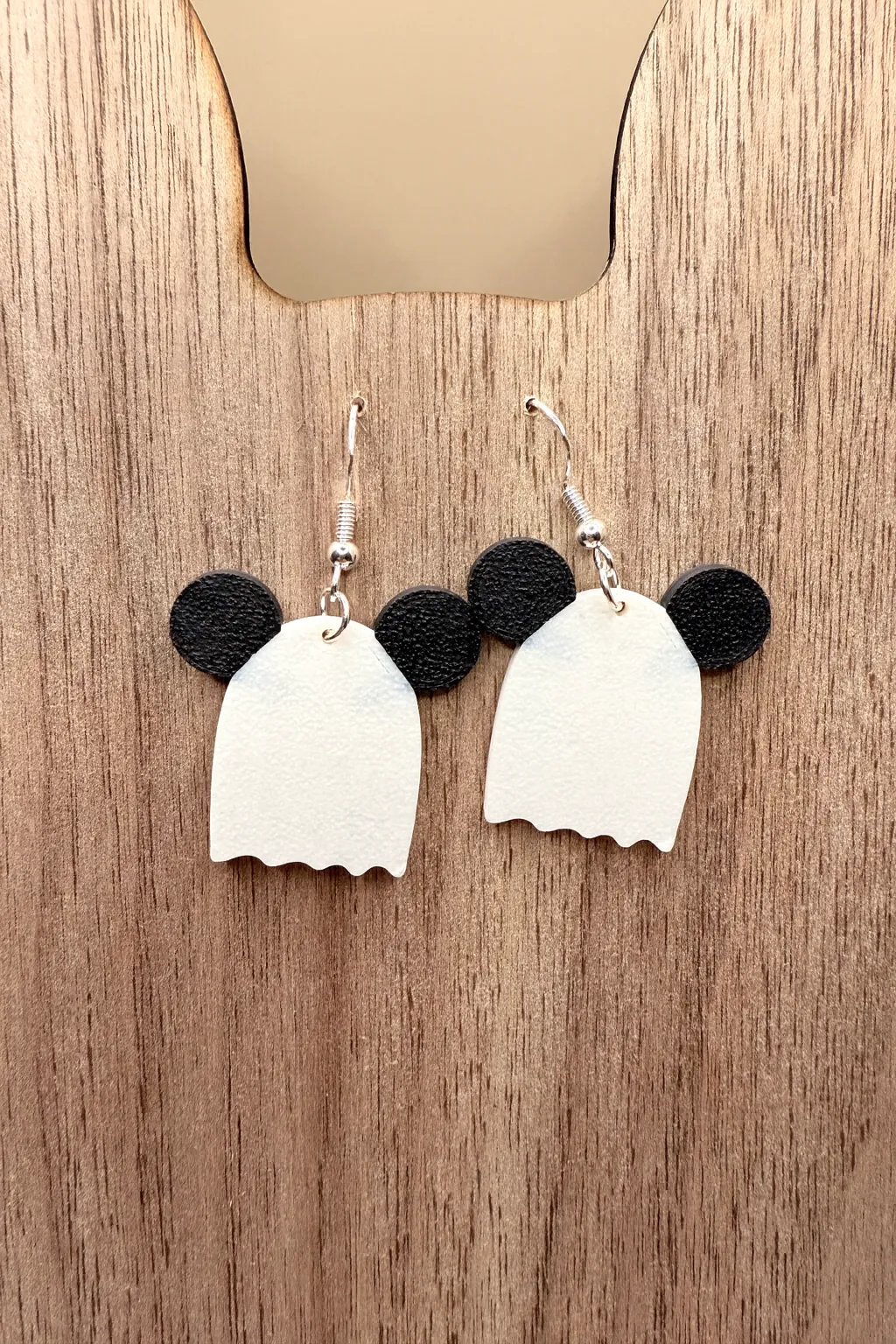 Ghost Mickey Earrings view 2