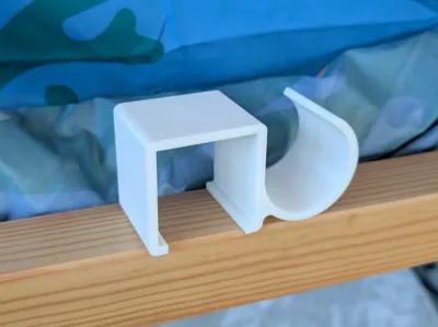 Bedside clip for IKEA KURA