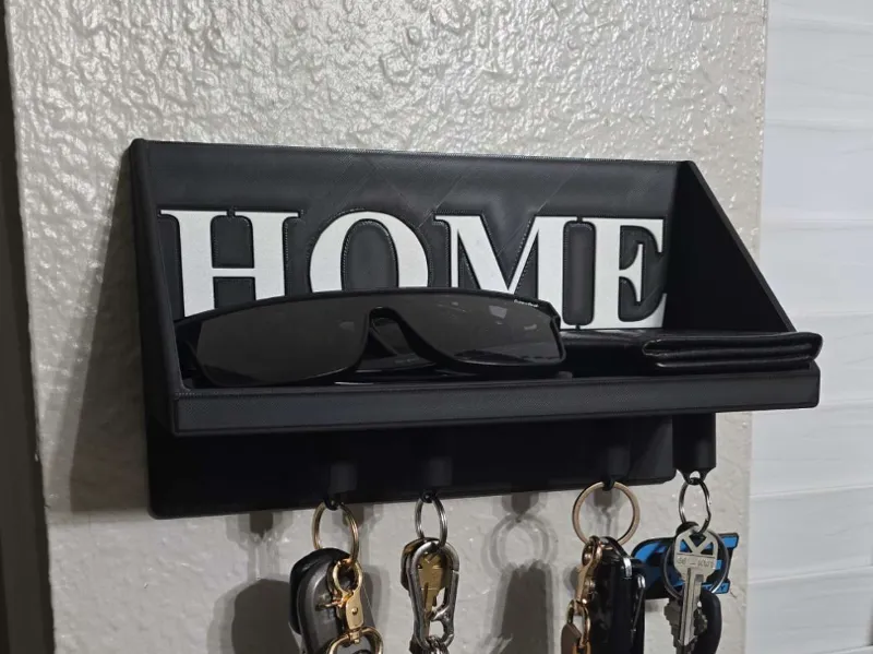 Magnetic Key Holder w/ Small Shelf