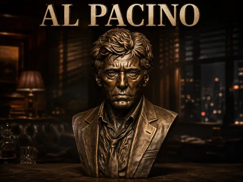 Figura decorativa: Al Pacino Bust — referencia de MakerWorld