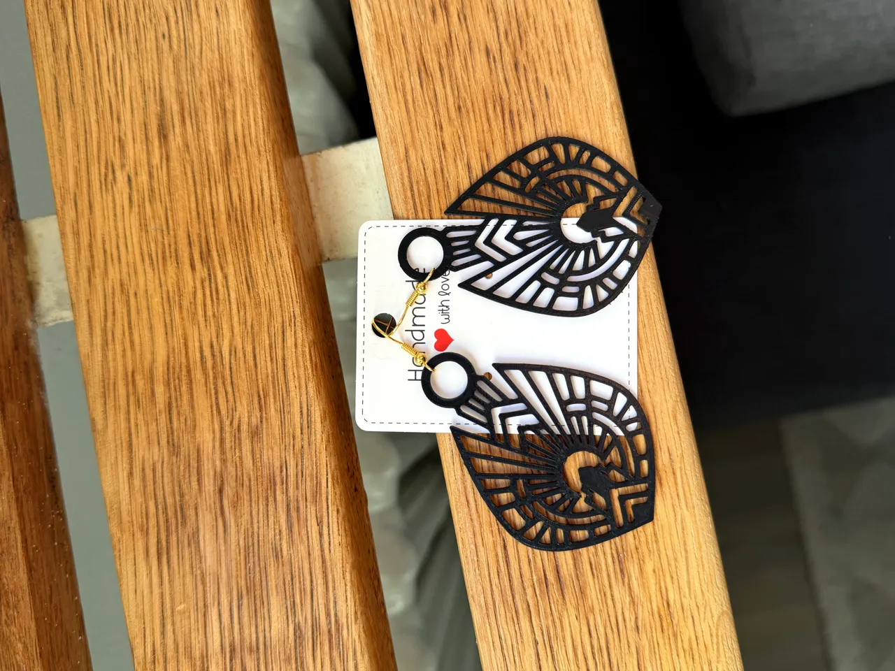 Timeless Art Deco Earrings | Quick-Print Jewelry view 3