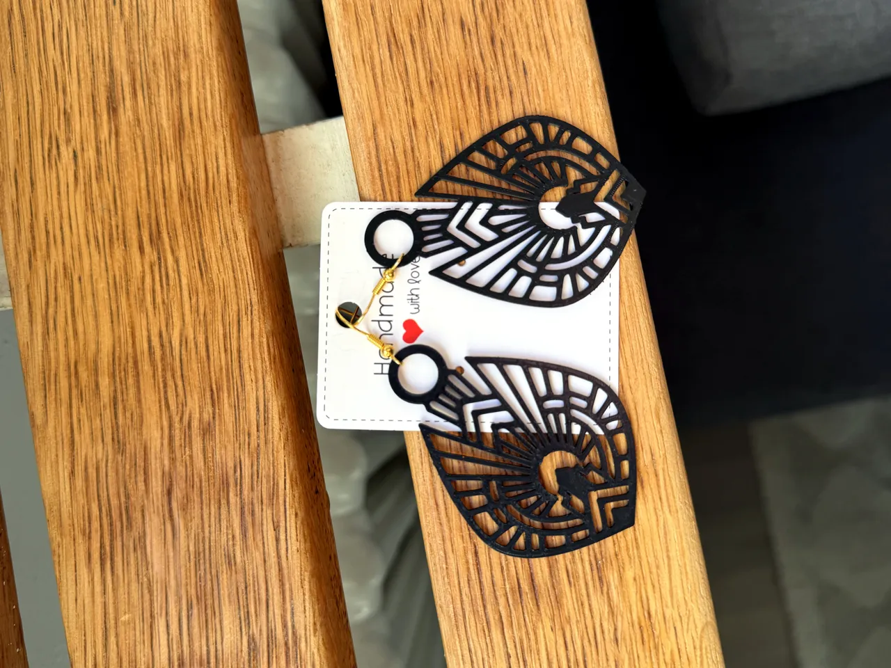 Timeless Art Deco Earrings | Quick-Print Jewelry view 2