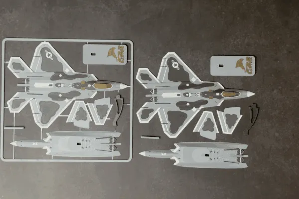 F-22 Raptor Plane Kit Card view 2