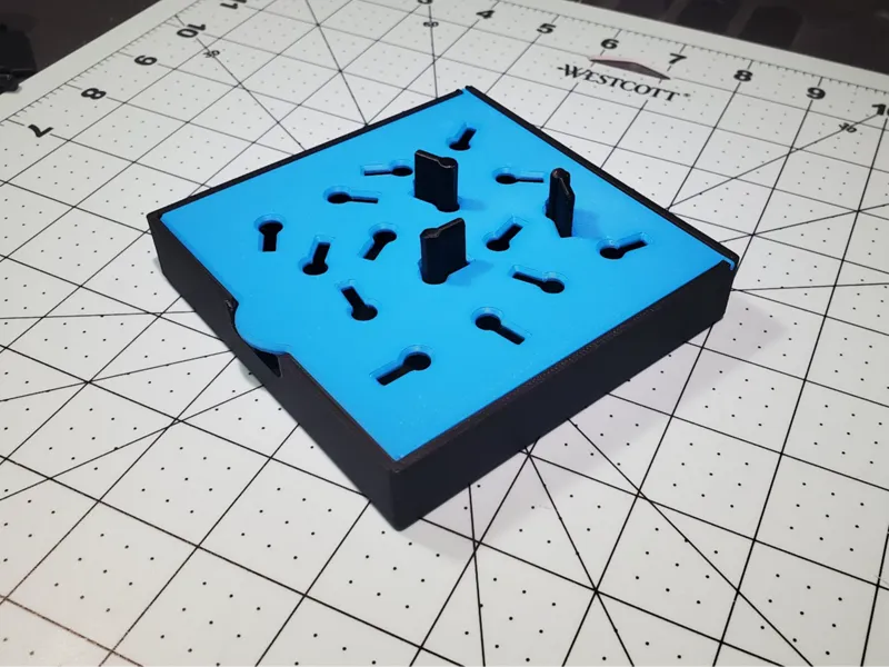 Occupational Therapy Parametric Key Hole Peg Board