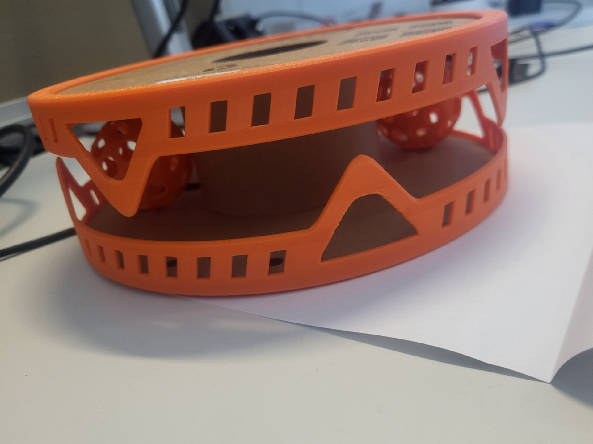 Spool Cat Toy – Recycled Interactive Ball Game