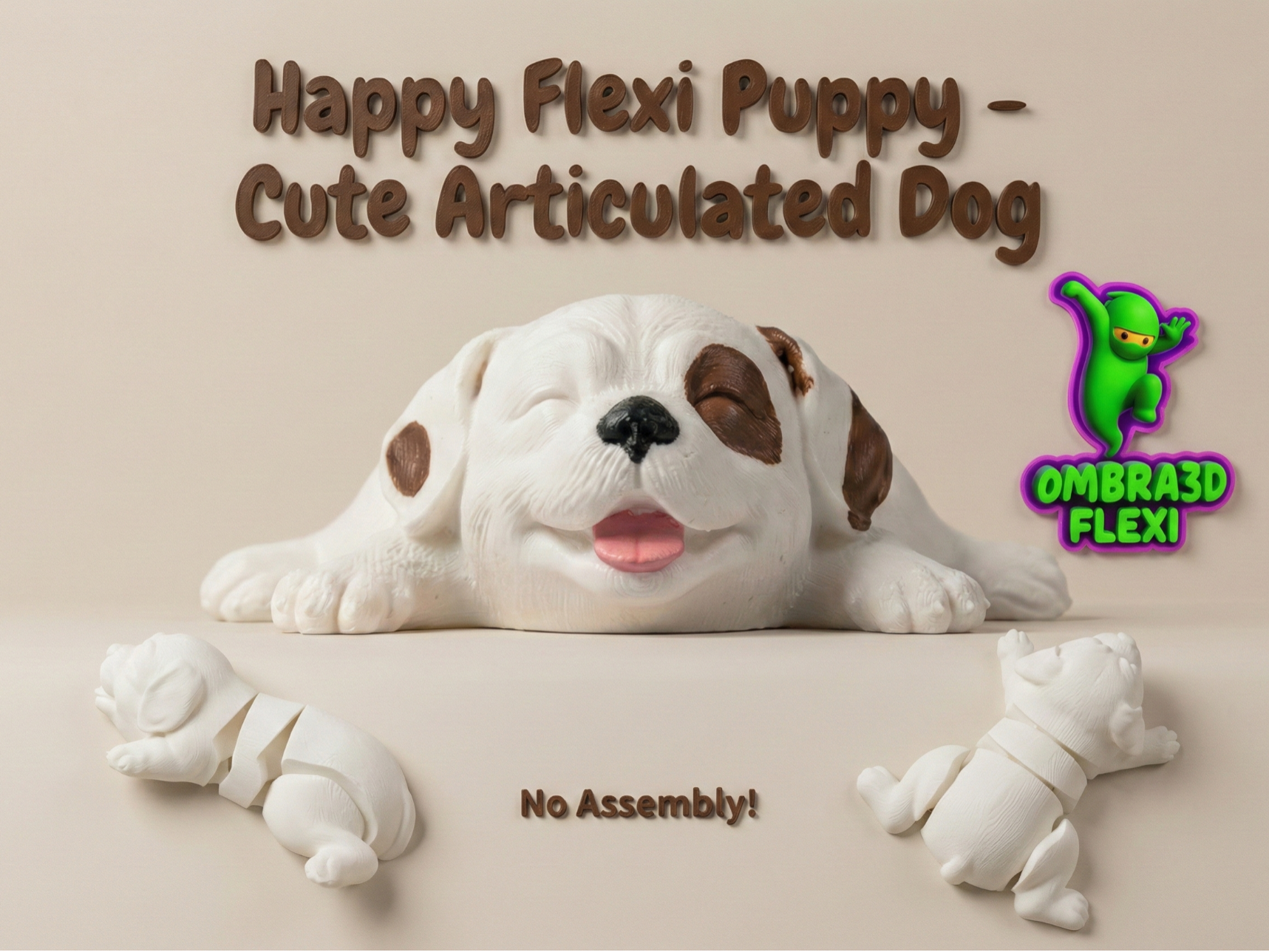 Happy Flexi Puppy - Cute Dog 