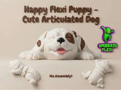Happy Flexi Puppy - Cute Dog