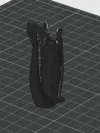 guncase with less supports (easy removal)