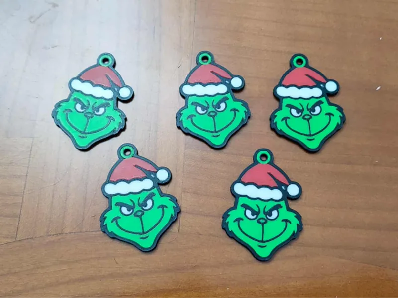 Grinch Keychain 