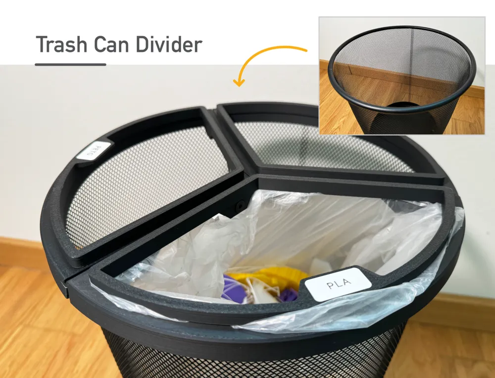 Round Trash Can Divider by marcorei MakerWorld