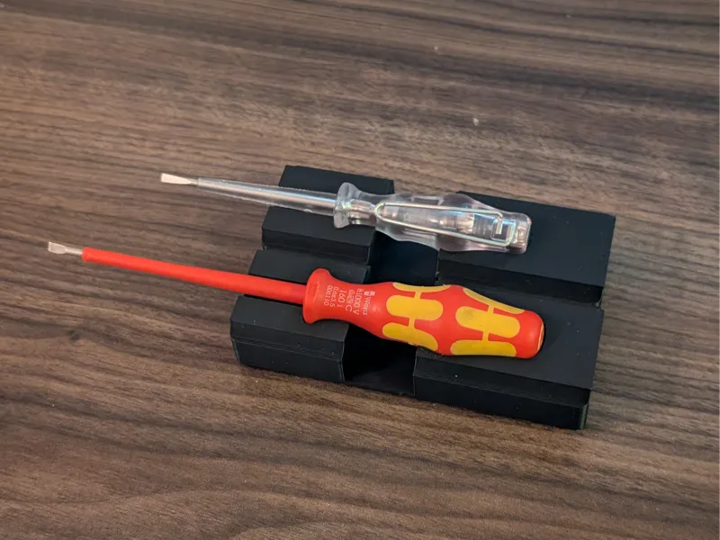 Gridfinity Wera Screwdriver Extra Inserts