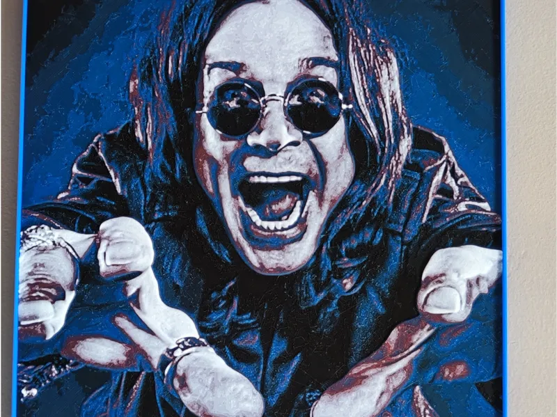 HueForge - Black Sabbath - Ozzy Osbourne