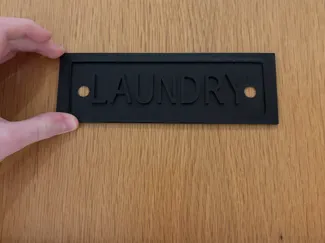 Laundry Room Sign