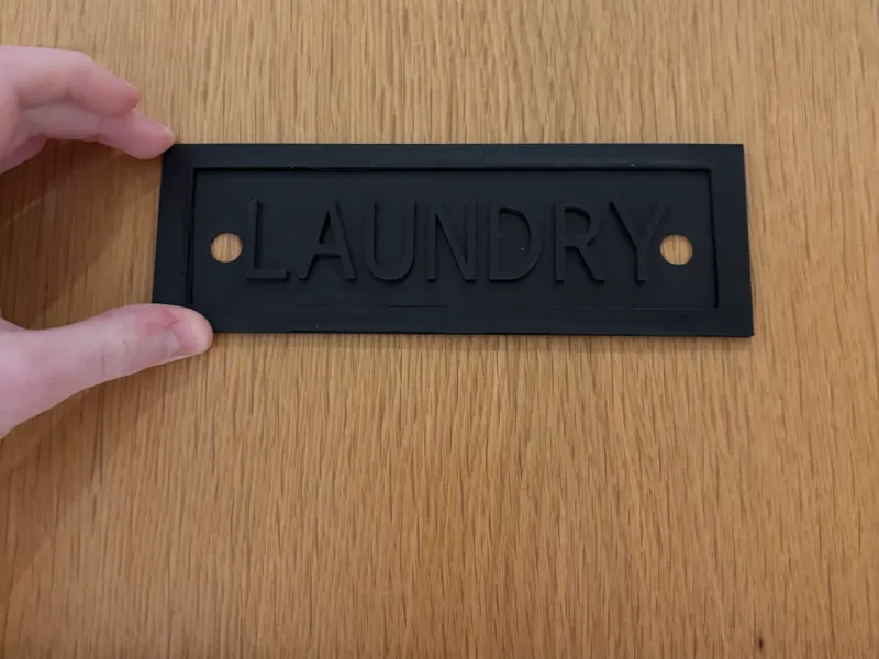Laundry Room Sign