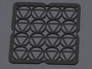 Vase Mode Miniatures Storage Box with lid