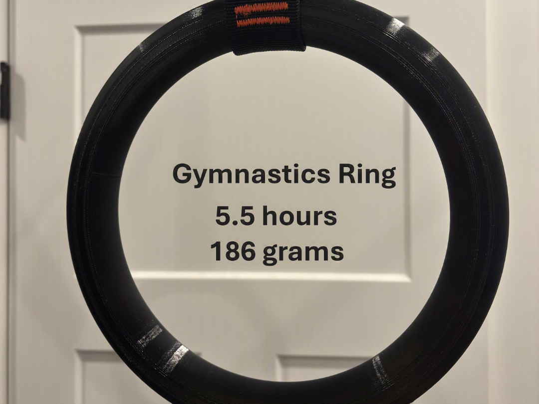 Gymnastics ring for calisthenics