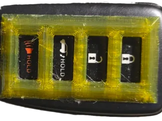 Key Fob button guard