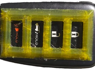 Key Fob button guard