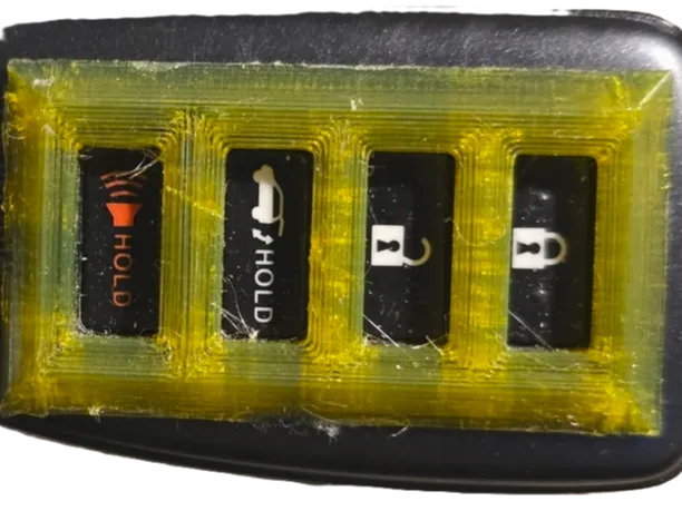 Key Fob button guard